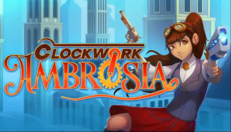 Clockwork Ambrosia upcoming game 2026 steampunk adventure gameplay environment and mechanical city design.