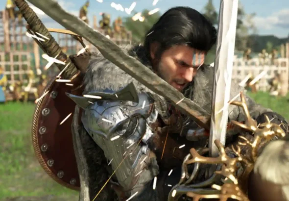 Kliff exploring the fantasy world of Pywel in Crimson Desert with cinematic next-generation graphics