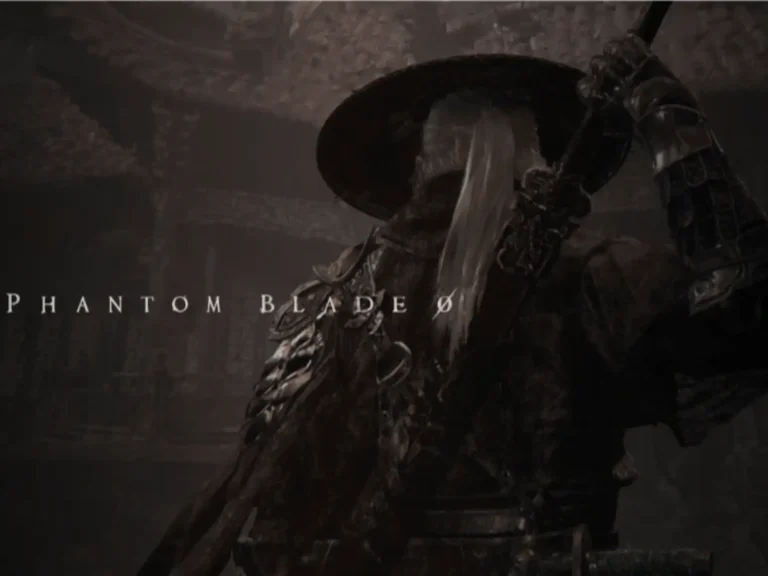 Phantom Blade Zero combat gameplay featuring Soul fighting a powerful boss in a dark wuxia fantasy world